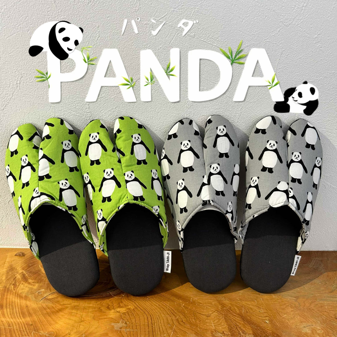 ワッパ❗️material-G B-10×5袋 新商品 足袋スリッパ 「パンダ」販売開始！ | Shop TABI-JI