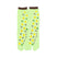 Front view of long green Tabi Socks " Shika-no Ashiato "