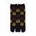 Front view of long black Tabi Socks " Nara Daibutsu "