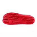 Outsole view of red Tabi Shoes "SPORTS JOG Ⅱ"