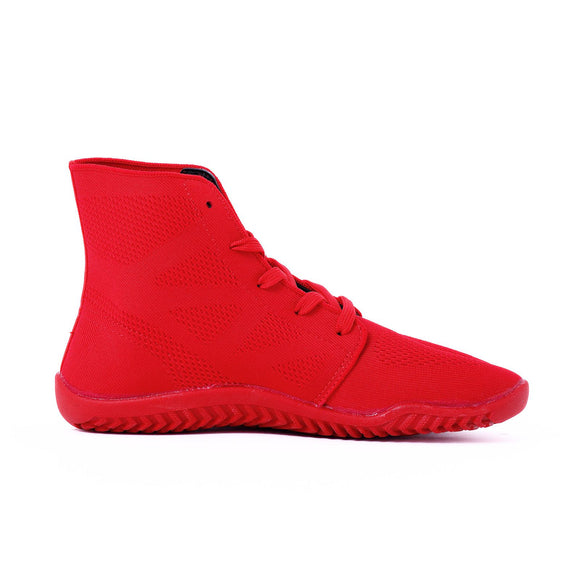 Right side of red Tabi Shoes "SPORTS JOG Ⅱ"