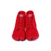 Front view of red Tabi Shoes "SPORTS JOG Ⅱ"