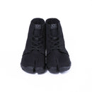 Front view of black Tabi Shoes "SPORTS JOG Ⅱ"