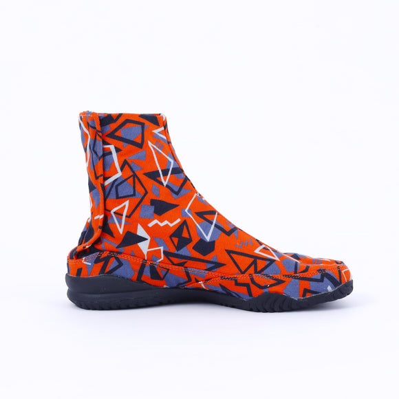 Right side of red Tabi Shoes " DISCO "