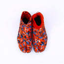 Top view of red Tabi Shoes " DISCO "