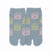 Front view of short dull blue Tabi Socks " Nara Daibutsu "