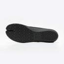 Outsole view of black Tabi Shoes " tabiRela MARY "