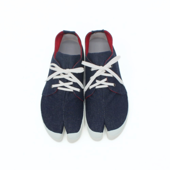 Top view of denim Tabi Shoes " YUI "