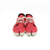 Front view of red Tabi Shoes " YUI "