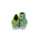 Back view of green Tabi Shoes " DISCO "
