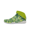 Left side of green Tabi Shoes " DISCO "