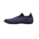 Left side of zebra navy Tabi Shoes " hitoe+ "