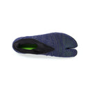Top view of zebra navy Tabi Shoes " hitoe+ "