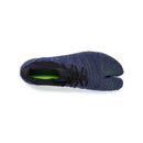 Top view of zebra navy Tabi Shoes " hitoe+ "with laces