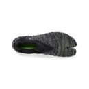 Top view of zebra white Tabi Shoes " hitoe+ "