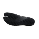 Outsole view of zebra white Tabi Shoes " hitoe+ "