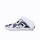 MEMORY Black tabi shoes, left side