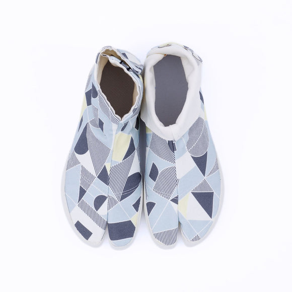 MEMORY Pastel tabi shoes, top view