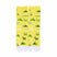 Front view of long yellow Tabi Socks " Mikasayama "