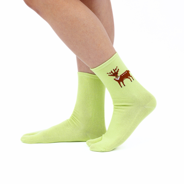 奈良足袋　ピクセル鹿