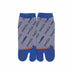 Front view of short gray Tabi Socks " Shirasu2 "