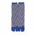 Front view of long gray Tabi Socks " Shirasu2"