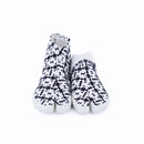 Front view of black Tabi Shoes " TIGRE "