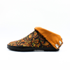 Left side of orange Tabi Shoes 