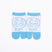 Front view of short blue Tabi Socks " Roku "– children's size