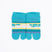 Front view of short green Tabi Socks " Densha "– children's size
