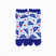 Front view of short blue Tabi Socks " Fujisan 2" – children's size