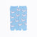 Front view of long blue Tabi Socks " Shika Origami "– children's size