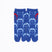 Front view of long blue Tabi Socks " Kamakura Daibutsu "– children's size