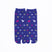 Front view of long blue Tabi Socks " Shika & Wa "– children's size