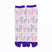 Front view of long beige Tabi Socks " Shika Origami "