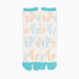 Front view of long light yellow Tabi Socks " Shika Origami "