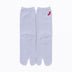 Front view of long gray Tabi Socks "TABI-JI"
