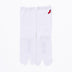 Front view of long white Tabi Socks "TABI-JI"