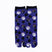 Front view of long navy Tabi Socks " Maneki Neko "