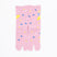Front view of long pink Tabi Socks " Surfer "