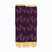 Front view of long purple Tabi Socks " Shika Origami "