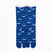 Front view of long blue Tabi Socks " Shirasu "