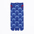 Front view of long blue Tabi Socks " Kamakura Daibutsu "