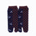 Front view of short navy Tabi Socks " Tonbo & Ichimatsu "