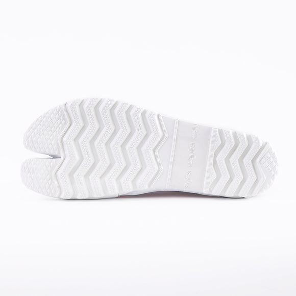 Outsole view of black Tabi Shoes " TIGRE "