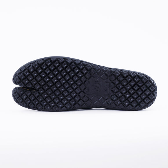 Outsole view of Denim Tabi Shoes " tabiRela "