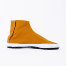 Right side of mustard Tabi Shoes " SASHIKO "