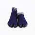 Front view of Blue×Gray Tabi Shoes " FLEECE "