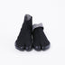 Front view of black Tabi Shoes "SASHIKOⅡ"