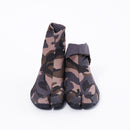 Front view of beige Tabi Shoes " MEISAI "
